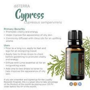 Cypress Essential Oil 15 ml doterra NEW! NEVER OPENED!